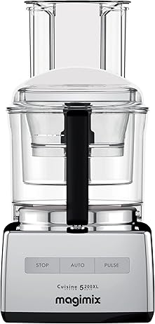 Magimix Robot de cocina 18592 CS 5200 XL Cromo - Magimix 5200 XL - Fabricado EN FRANCIA