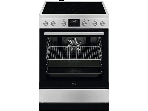 Cocina Vitrocerámica AEG CCB6642CBM (Eléctrico - 59,6 cm - Inox)