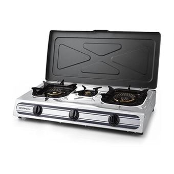 Fo 3510 17144 acero inoxidable gas 2 quemadores inox