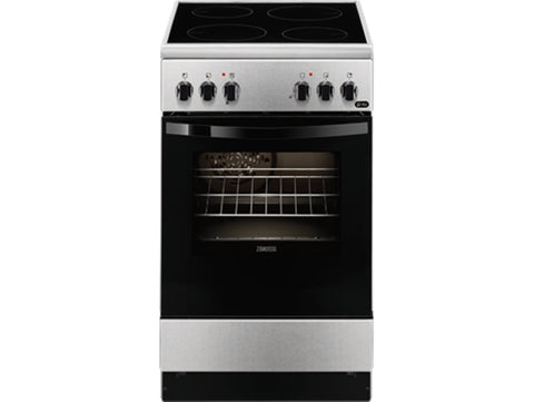 Cocina ZANUSSI ZCV550G1XA (54 L - Eléctrico de Vitrocerámica - Inox) 50x60